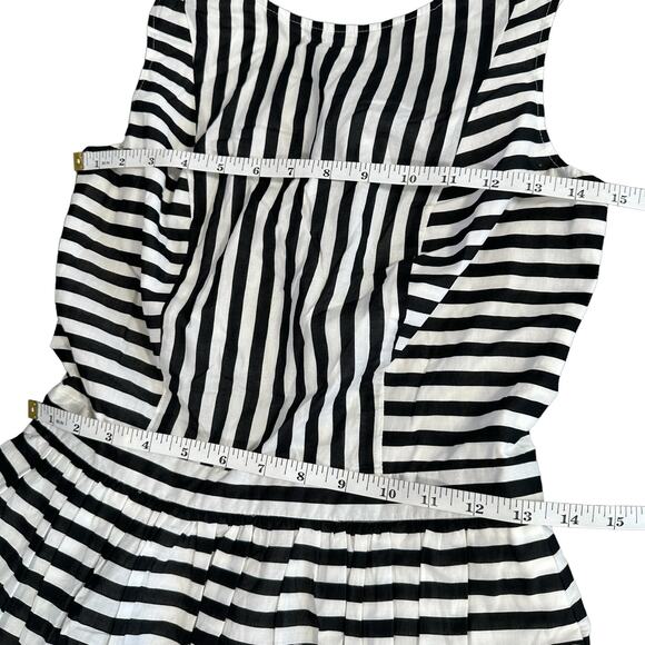 Original Penguin Striped Black White Dress Size 4 $159 - Picture 3 of 8